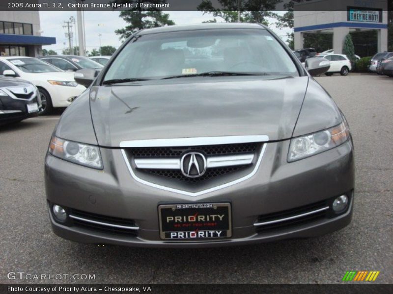 Carbon Bronze Metallic / Parchment 2008 Acura TL 3.2