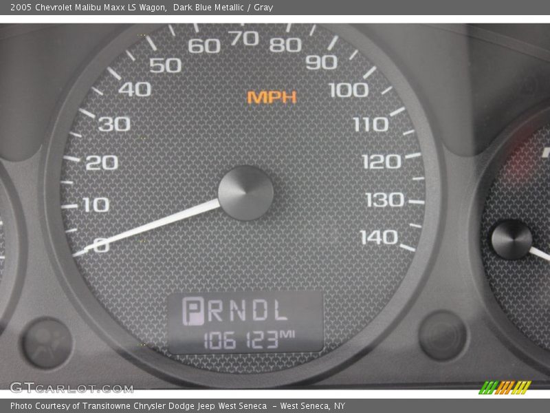 Dark Blue Metallic / Gray 2005 Chevrolet Malibu Maxx LS Wagon