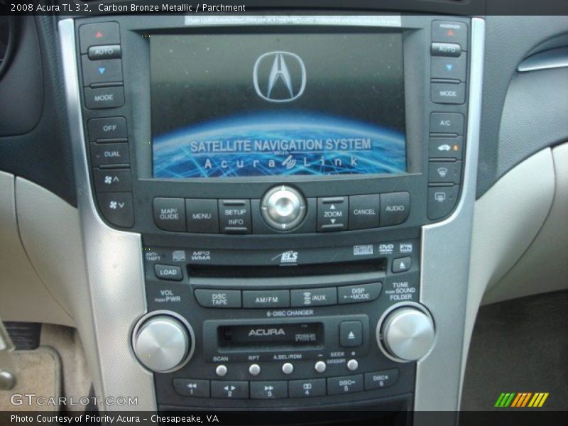 Carbon Bronze Metallic / Parchment 2008 Acura TL 3.2