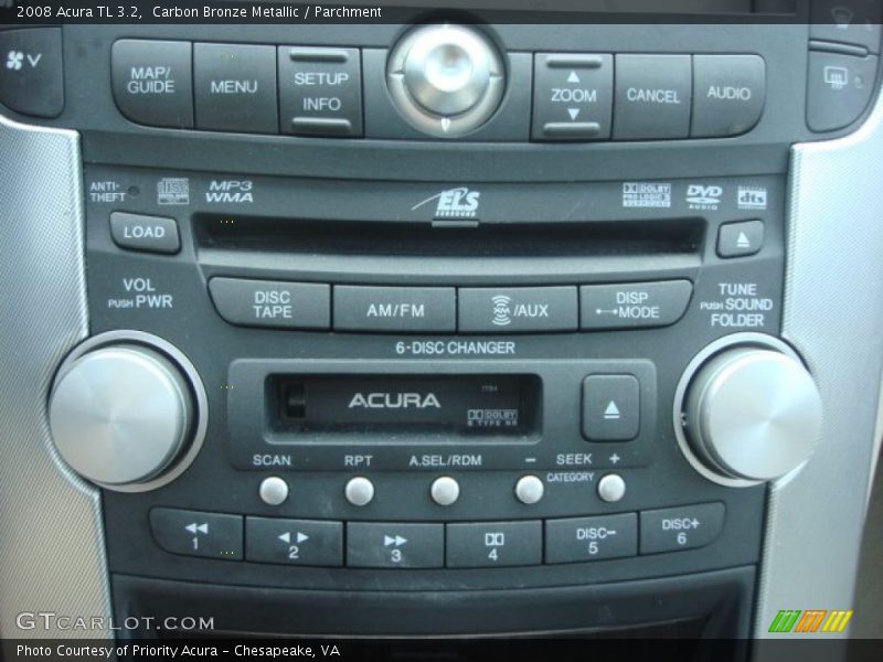 Carbon Bronze Metallic / Parchment 2008 Acura TL 3.2