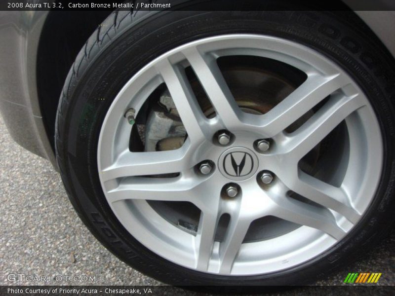 Carbon Bronze Metallic / Parchment 2008 Acura TL 3.2