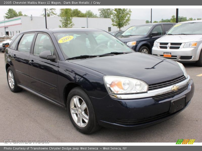 Dark Blue Metallic / Gray 2005 Chevrolet Malibu Maxx LS Wagon