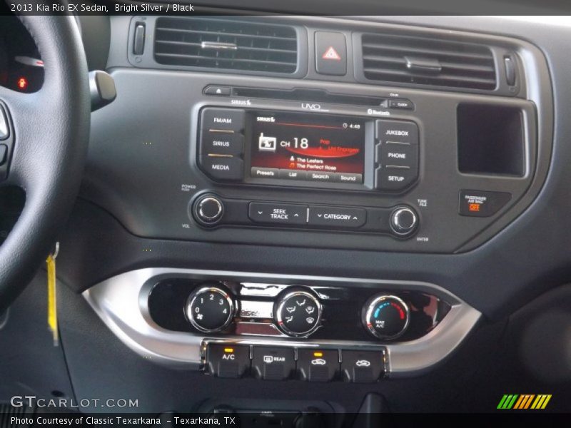 Controls of 2013 Rio EX Sedan