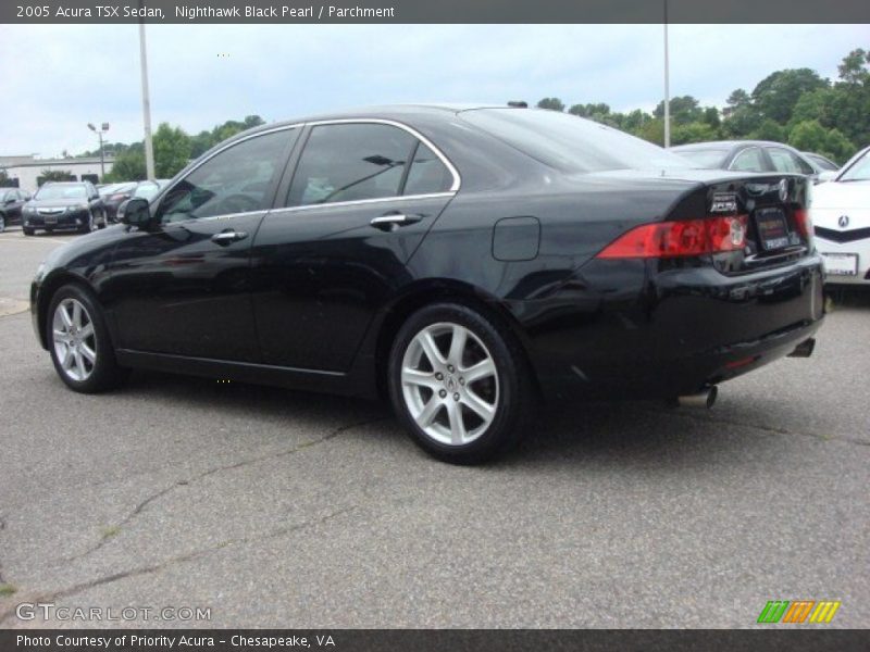Nighthawk Black Pearl / Parchment 2005 Acura TSX Sedan