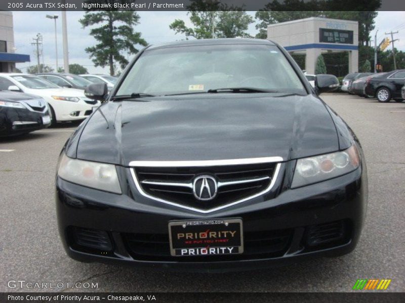 Nighthawk Black Pearl / Parchment 2005 Acura TSX Sedan