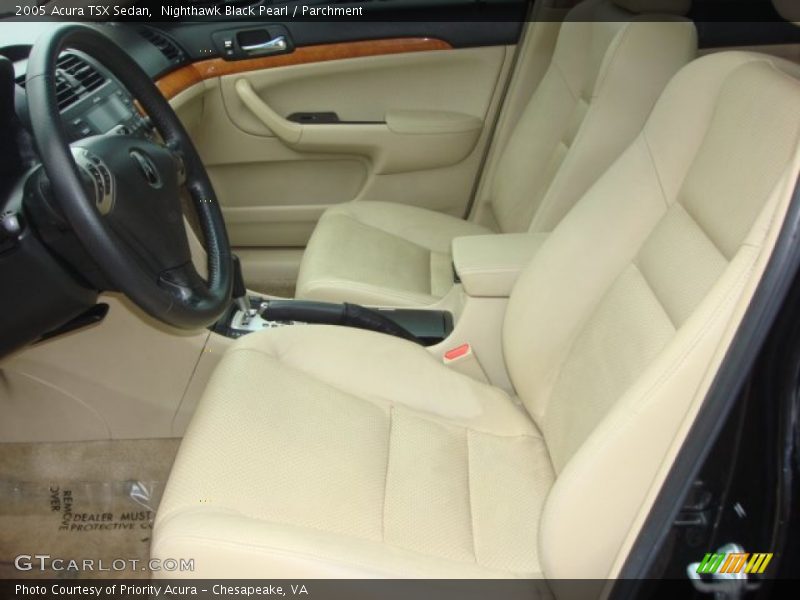 Nighthawk Black Pearl / Parchment 2005 Acura TSX Sedan