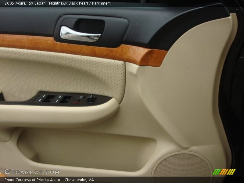 Nighthawk Black Pearl / Parchment 2005 Acura TSX Sedan