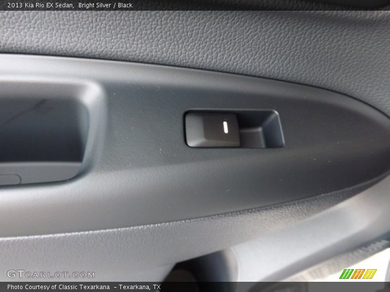 Bright Silver / Black 2013 Kia Rio EX Sedan