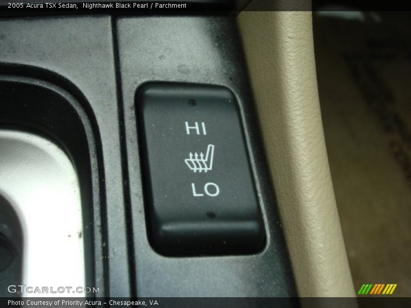 Nighthawk Black Pearl / Parchment 2005 Acura TSX Sedan