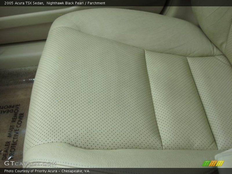 Nighthawk Black Pearl / Parchment 2005 Acura TSX Sedan