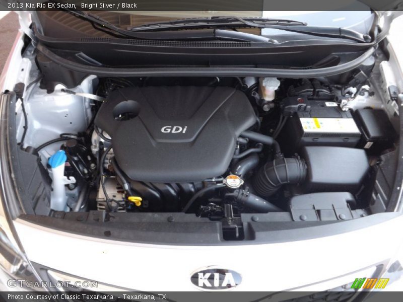  2013 Rio EX Sedan Engine - 1.6 Liter GDI DOHC 16-Valve CVVT 4 Cylinder