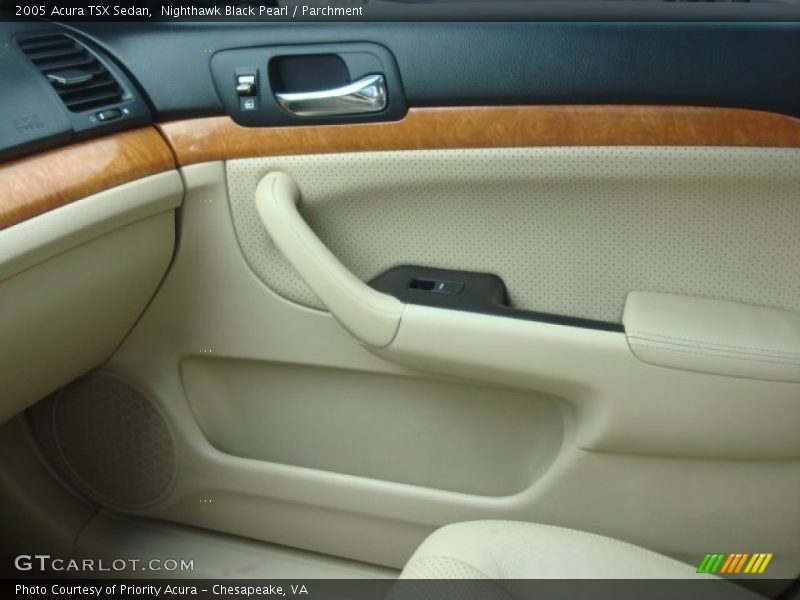 Nighthawk Black Pearl / Parchment 2005 Acura TSX Sedan