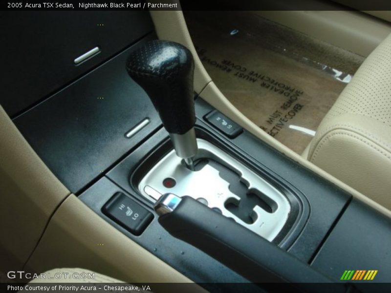 Nighthawk Black Pearl / Parchment 2005 Acura TSX Sedan