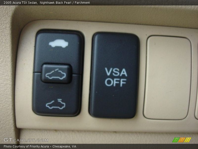 Nighthawk Black Pearl / Parchment 2005 Acura TSX Sedan