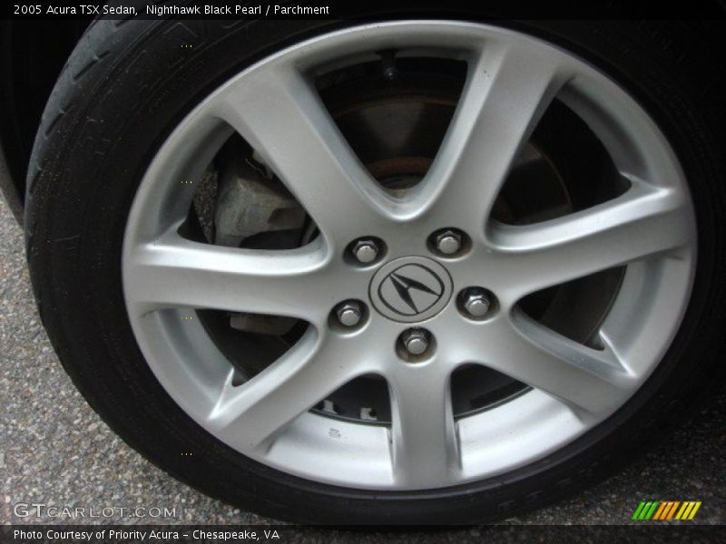 Nighthawk Black Pearl / Parchment 2005 Acura TSX Sedan