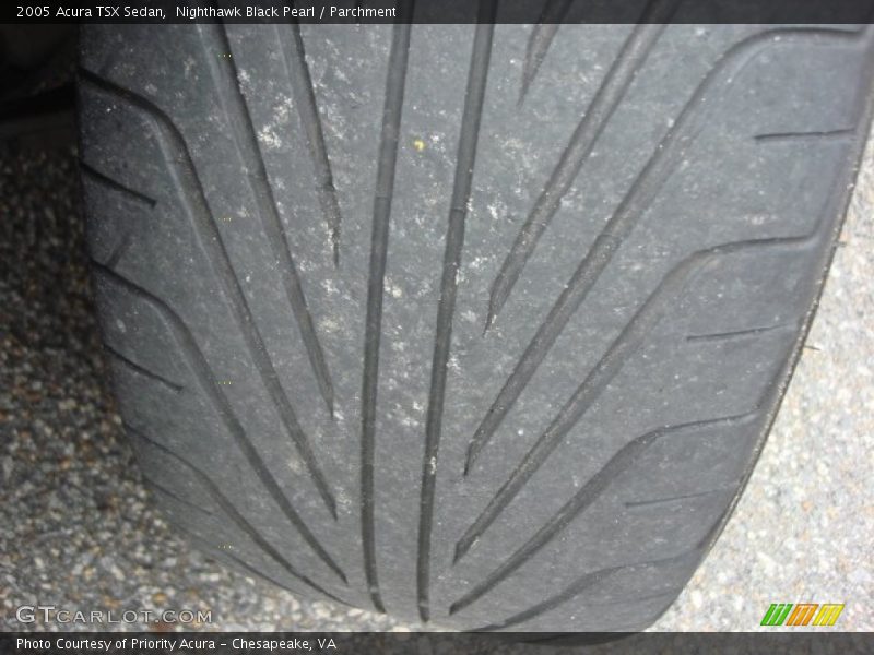 Nighthawk Black Pearl / Parchment 2005 Acura TSX Sedan