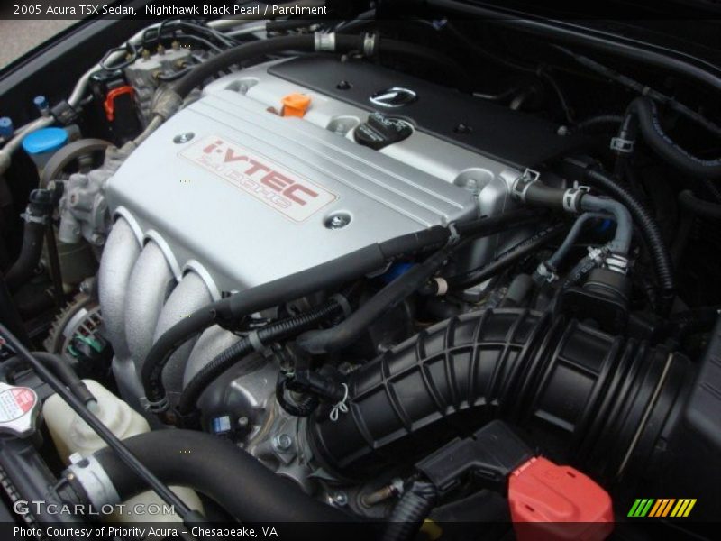 Nighthawk Black Pearl / Parchment 2005 Acura TSX Sedan