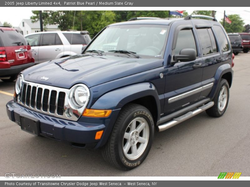 Patriot Blue Pearl / Medium Slate Gray 2005 Jeep Liberty Limited 4x4