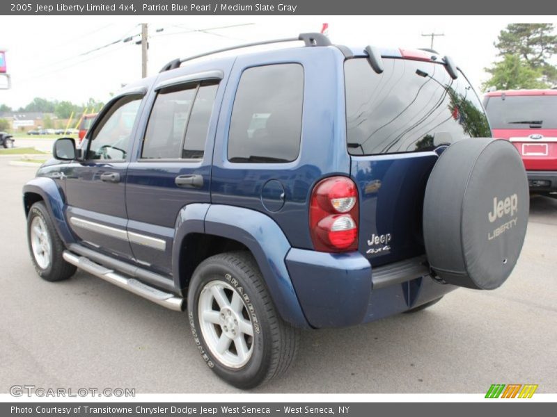 Patriot Blue Pearl / Medium Slate Gray 2005 Jeep Liberty Limited 4x4