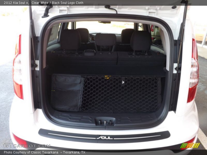 Clear White / Black Soul Logo Cloth 2012 Kia Soul +
