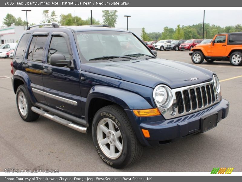 Patriot Blue Pearl / Medium Slate Gray 2005 Jeep Liberty Limited 4x4