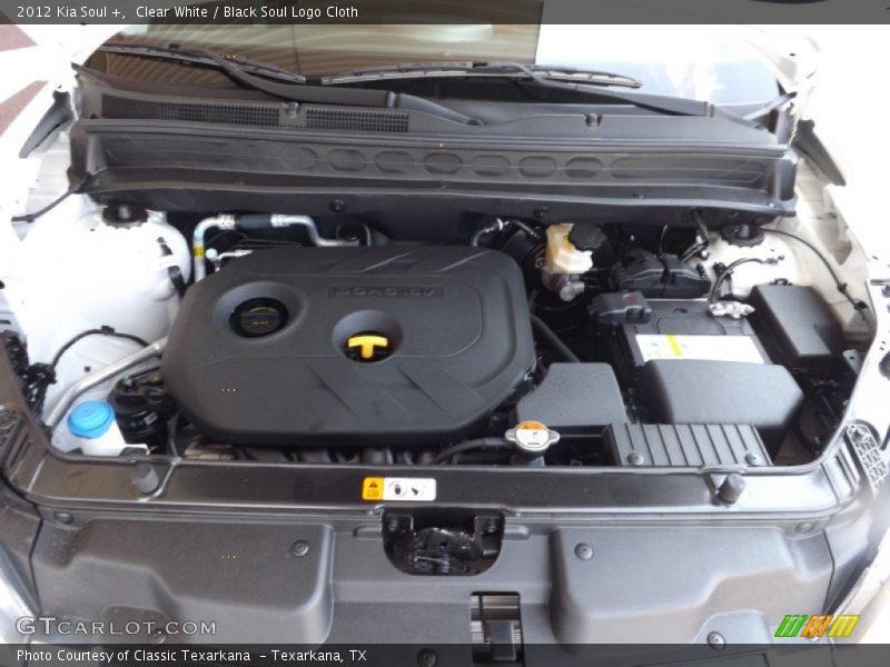 Clear White / Black Soul Logo Cloth 2012 Kia Soul +