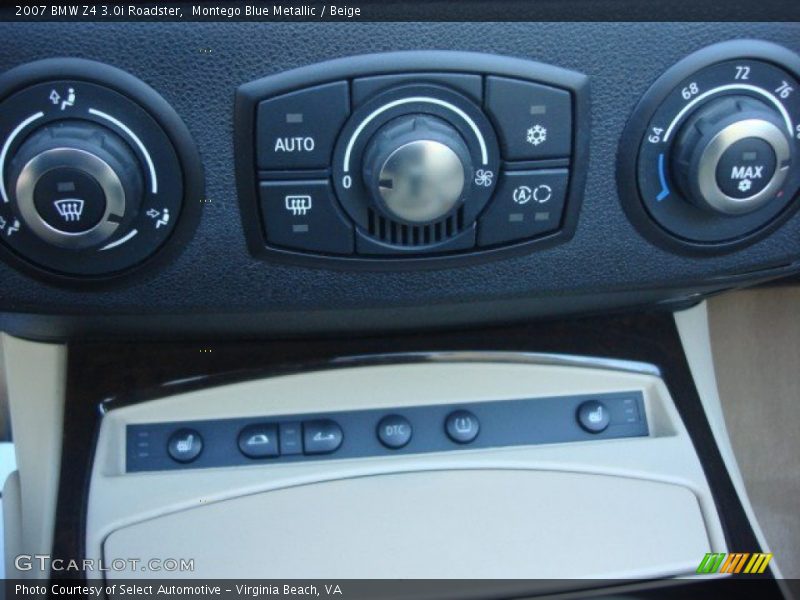 Controls of 2007 Z4 3.0i Roadster