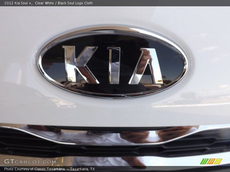 Clear White / Black Soul Logo Cloth 2012 Kia Soul +