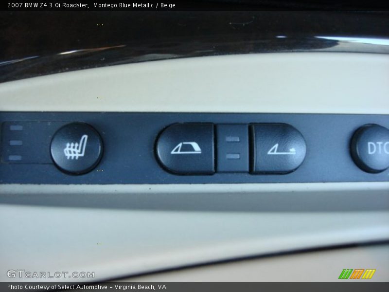 Montego Blue Metallic / Beige 2007 BMW Z4 3.0i Roadster