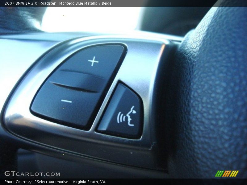 Controls of 2007 Z4 3.0i Roadster