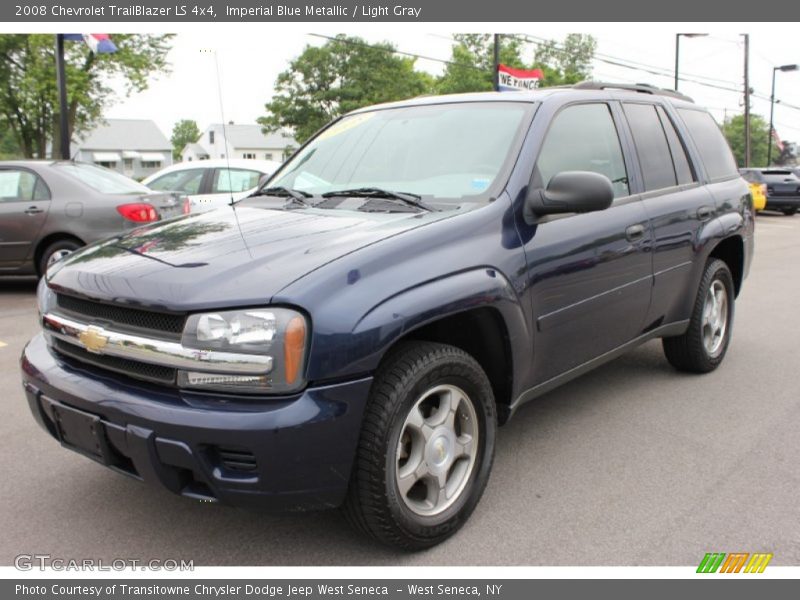 Imperial Blue Metallic / Light Gray 2008 Chevrolet TrailBlazer LS 4x4