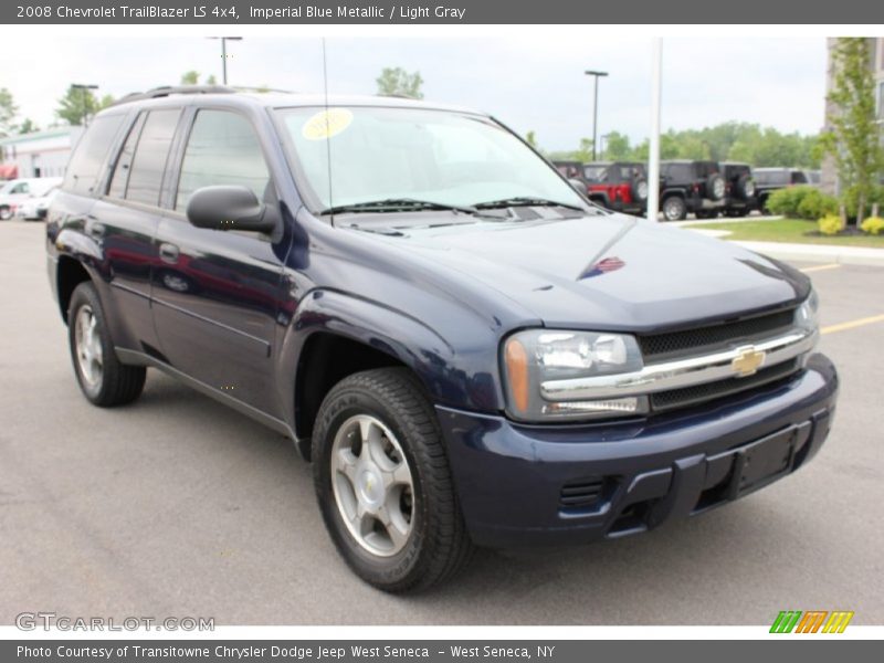 Imperial Blue Metallic / Light Gray 2008 Chevrolet TrailBlazer LS 4x4