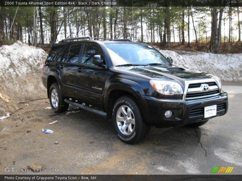 Black / Dark Charcoal 2006 Toyota 4Runner Sport Edition 4x4