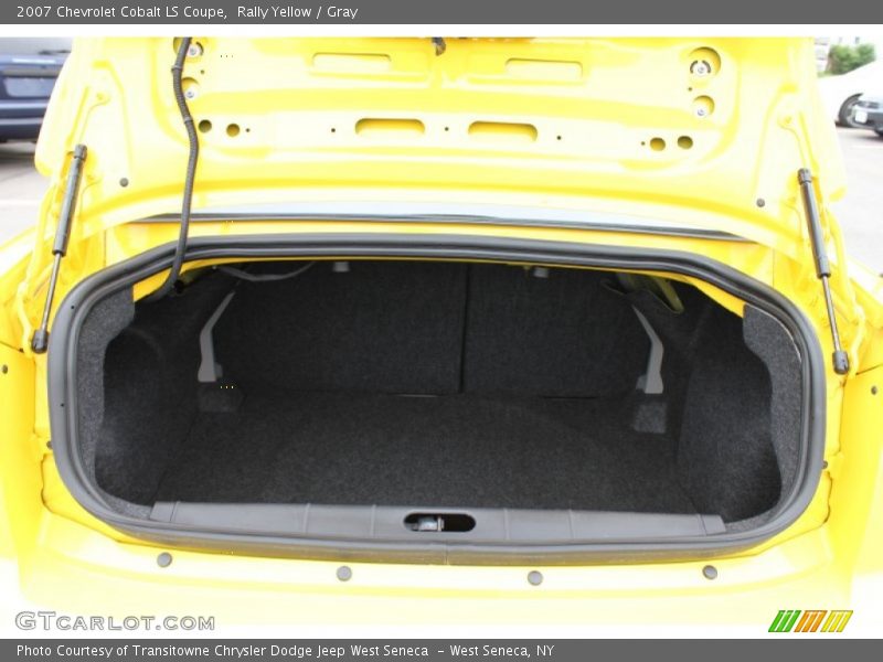 Rally Yellow / Gray 2007 Chevrolet Cobalt LS Coupe