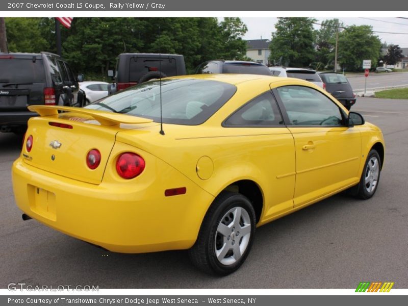 Rally Yellow / Gray 2007 Chevrolet Cobalt LS Coupe