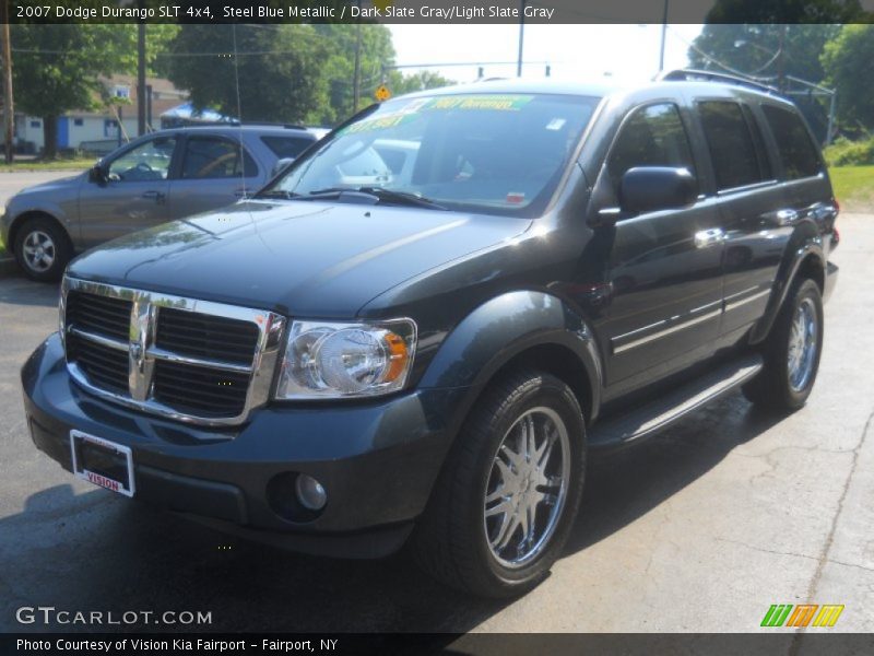 Steel Blue Metallic / Dark Slate Gray/Light Slate Gray 2007 Dodge Durango SLT 4x4