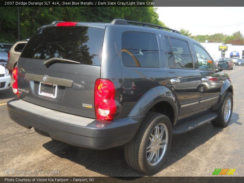 Steel Blue Metallic / Dark Slate Gray/Light Slate Gray 2007 Dodge Durango SLT 4x4