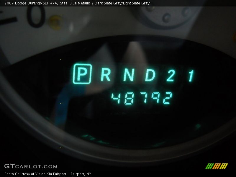 Steel Blue Metallic / Dark Slate Gray/Light Slate Gray 2007 Dodge Durango SLT 4x4