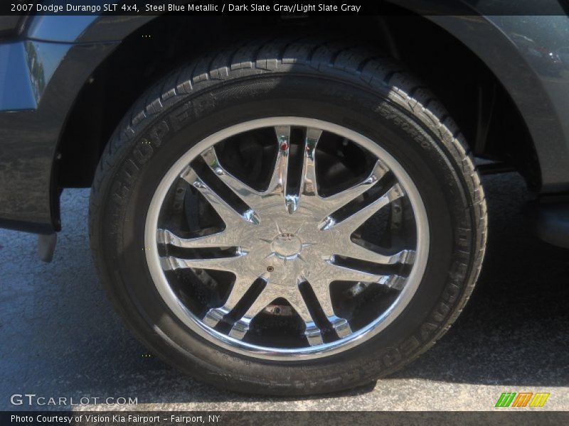 Steel Blue Metallic / Dark Slate Gray/Light Slate Gray 2007 Dodge Durango SLT 4x4