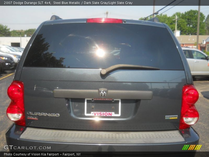 Steel Blue Metallic / Dark Slate Gray/Light Slate Gray 2007 Dodge Durango SLT 4x4