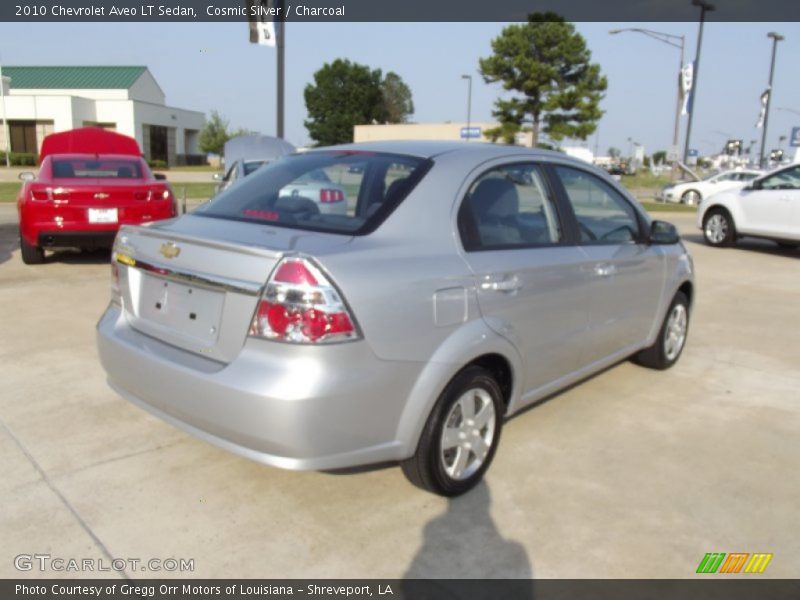 Cosmic Silver / Charcoal 2010 Chevrolet Aveo LT Sedan