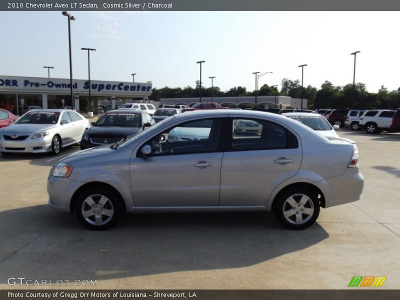 Cosmic Silver / Charcoal 2010 Chevrolet Aveo LT Sedan