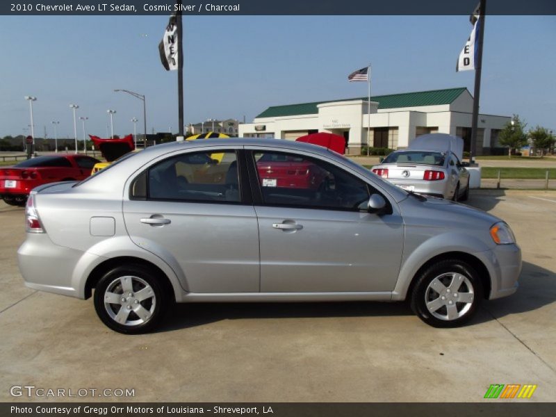 Cosmic Silver / Charcoal 2010 Chevrolet Aveo LT Sedan