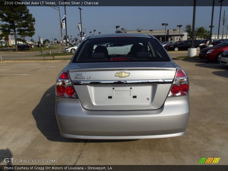 Cosmic Silver / Charcoal 2010 Chevrolet Aveo LT Sedan