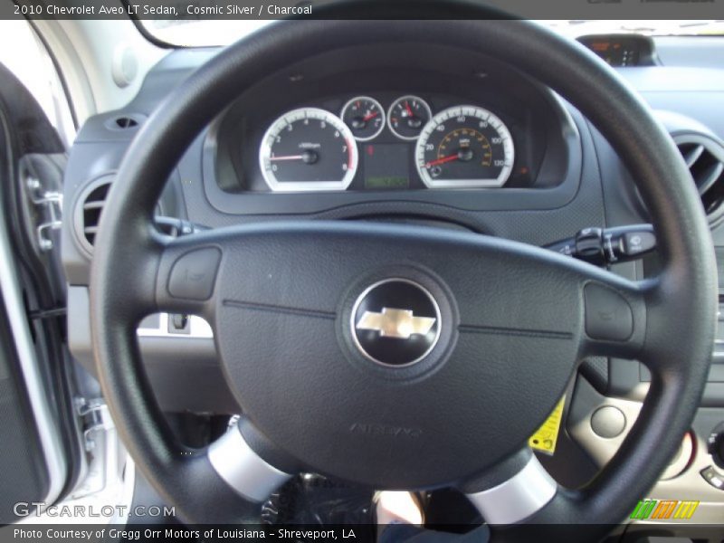 Cosmic Silver / Charcoal 2010 Chevrolet Aveo LT Sedan