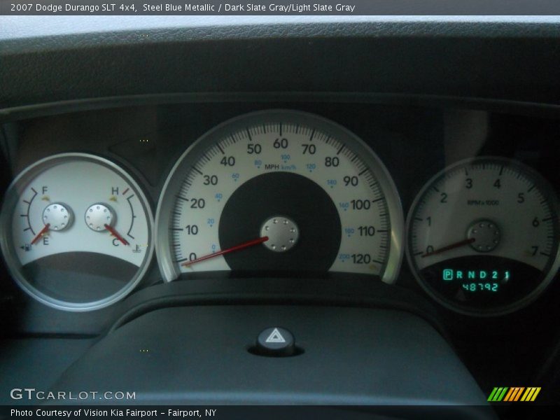 Steel Blue Metallic / Dark Slate Gray/Light Slate Gray 2007 Dodge Durango SLT 4x4