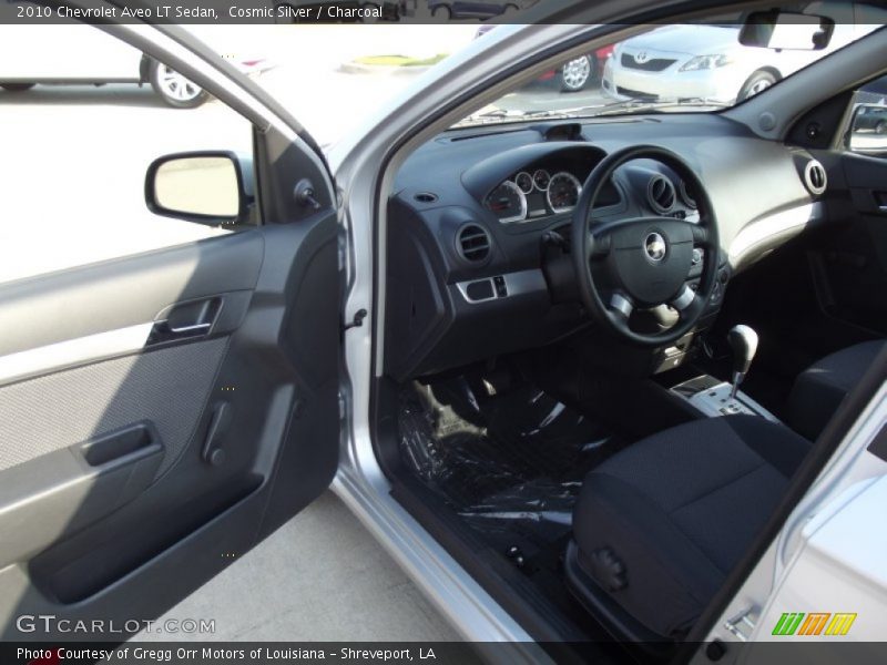Cosmic Silver / Charcoal 2010 Chevrolet Aveo LT Sedan