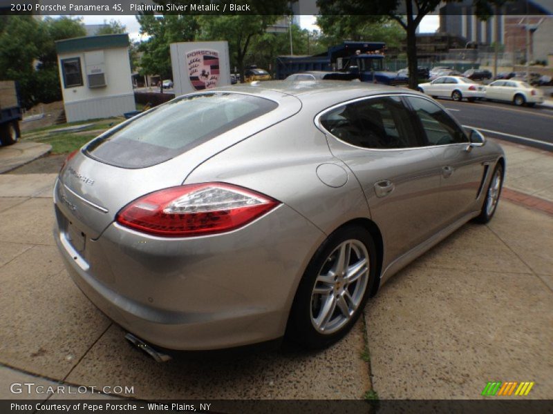 Platinum Silver Metallic / Black 2010 Porsche Panamera 4S