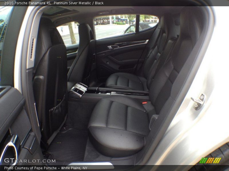 Platinum Silver Metallic / Black 2010 Porsche Panamera 4S