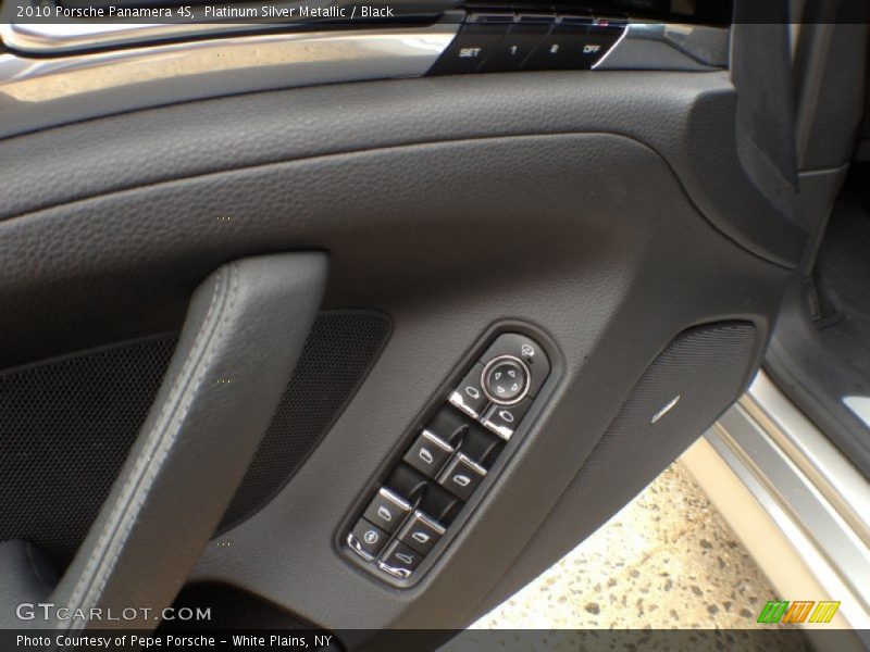 Platinum Silver Metallic / Black 2010 Porsche Panamera 4S